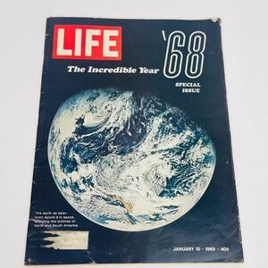 LIFE Magazine Magazine Jan 10 1969 68 The Incredible Year Earth Apollo 8 Fair